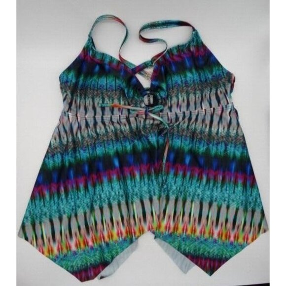 Tropiculture Swimsuits For All Women's Tankini Top Size 12 Swim Swimsuit Top - Picture 8 of 8